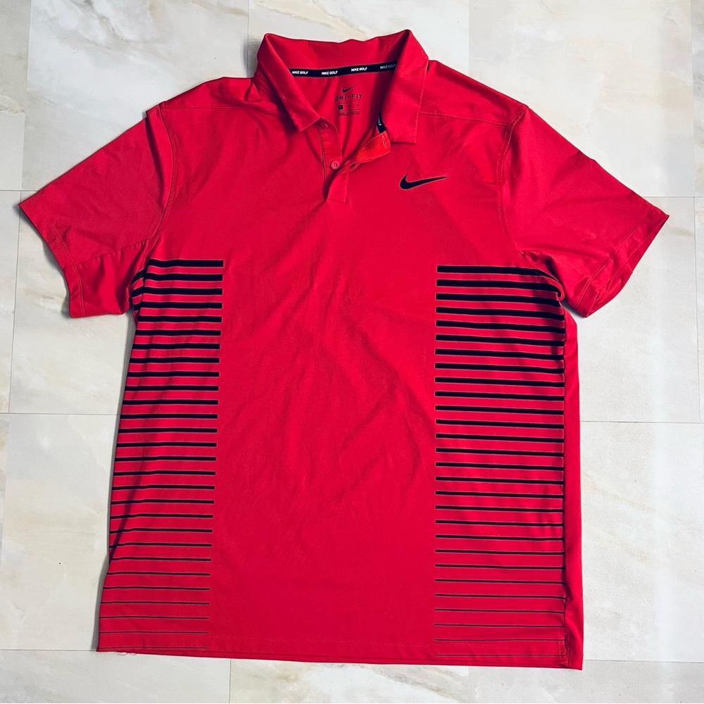 Nike Golf Dri-Fit Polo Shirt Men's Size XL Salmon color